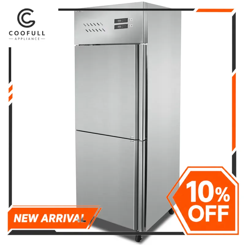 Kitchen Appliances Direct - Lodówka dwudrzwiowa ze stali nierdzewnej 2024,