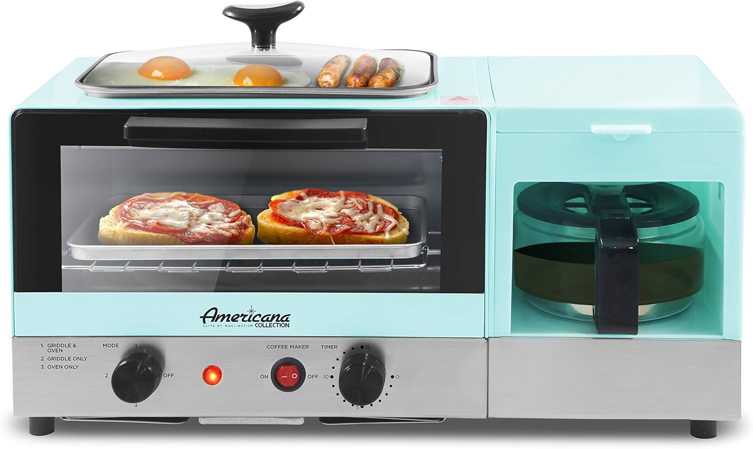 Toaster 4 Slice - Piekarnik z funkcją tostery na 2