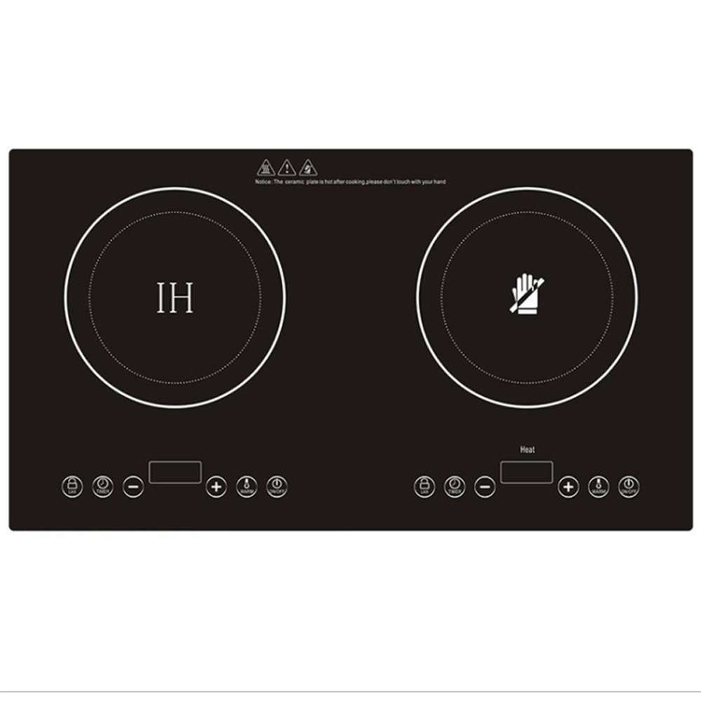 Induction Cooktop Portable - Podwójna płytka indukcyjna do zabudowy, kuchenka