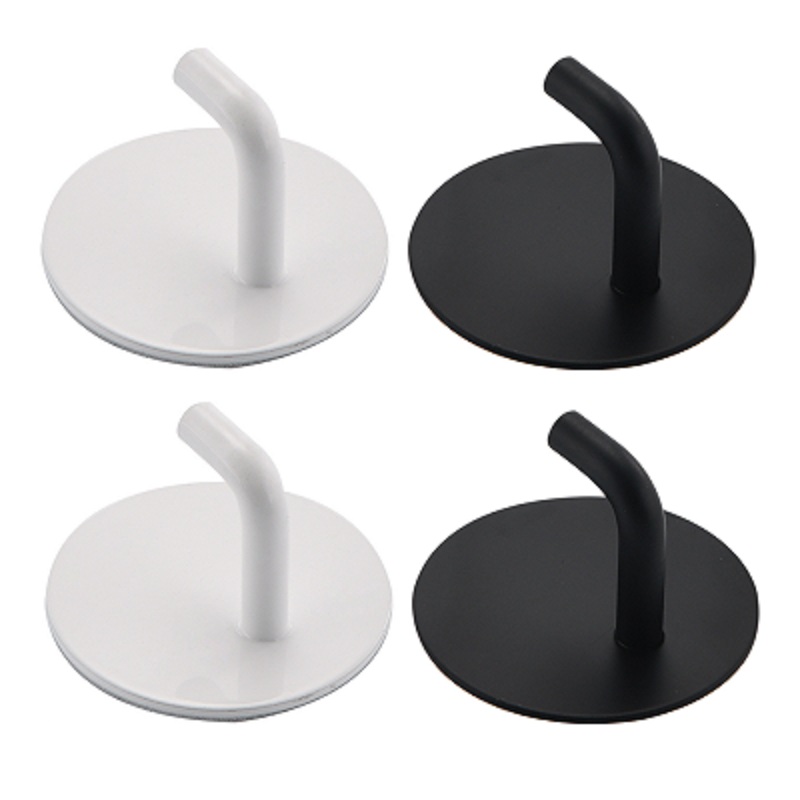Kitchen Appliances Shelves - 2 szt. czarno-biały haczyk ścienny ze