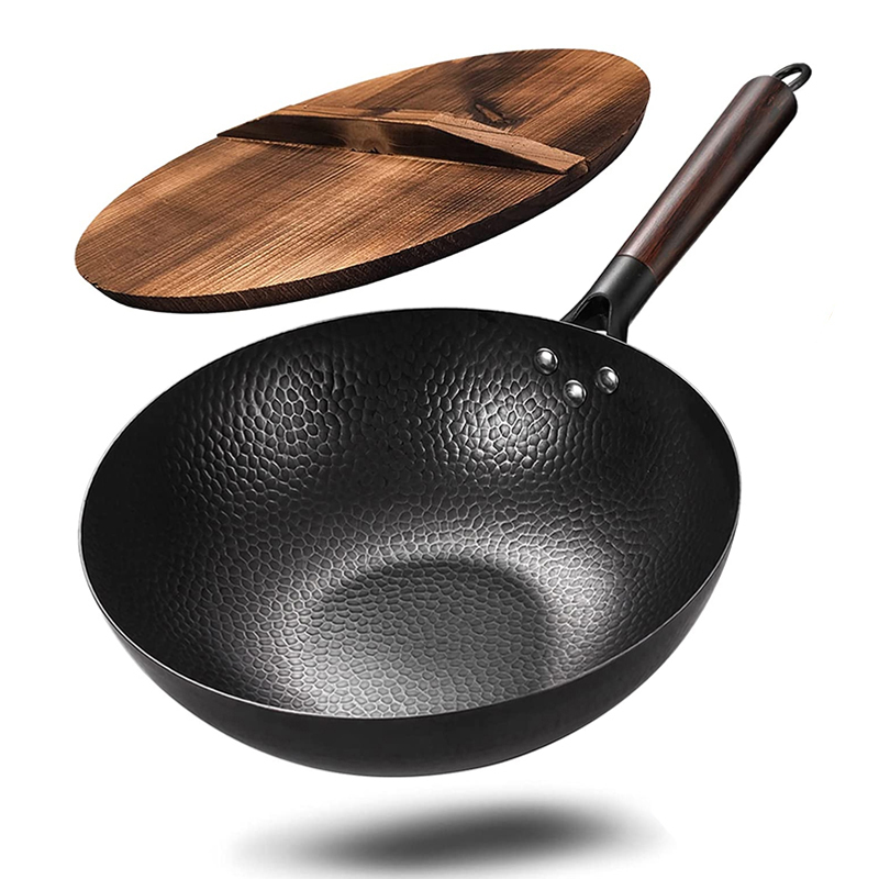 Wok Electric Flat - Wok ze stali węglowej, wok i