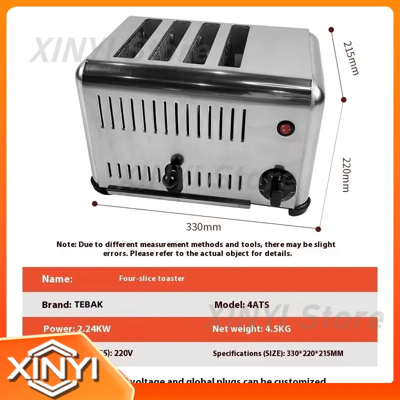 Elektryczny opiekacz do chleba – Toaster 4 Slice recenzja i cena