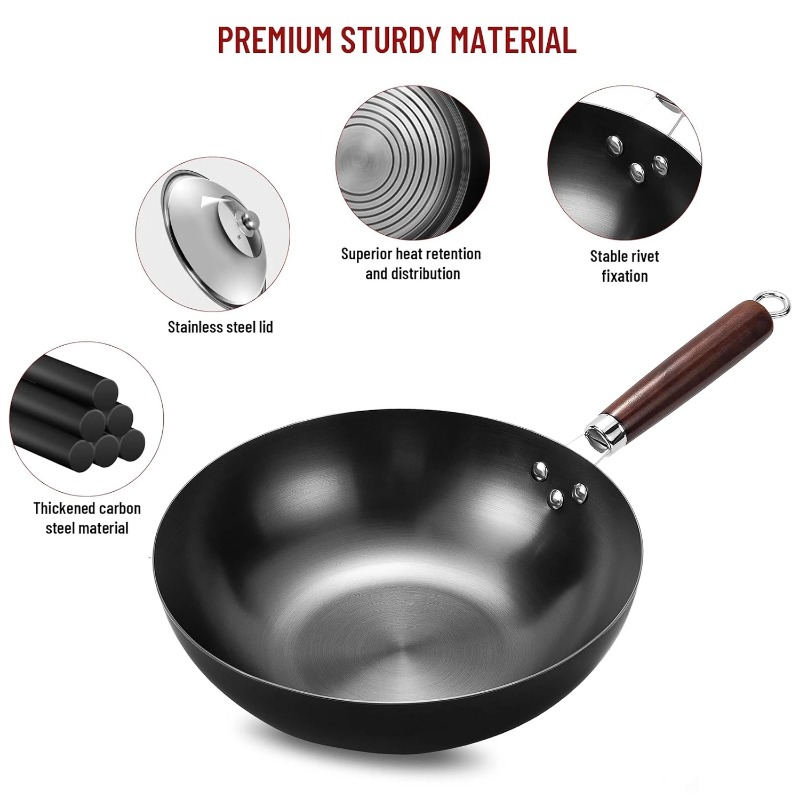 Patelnia Wok z płaskim dnem 32 – Wok Electric Flat recenzja i cena