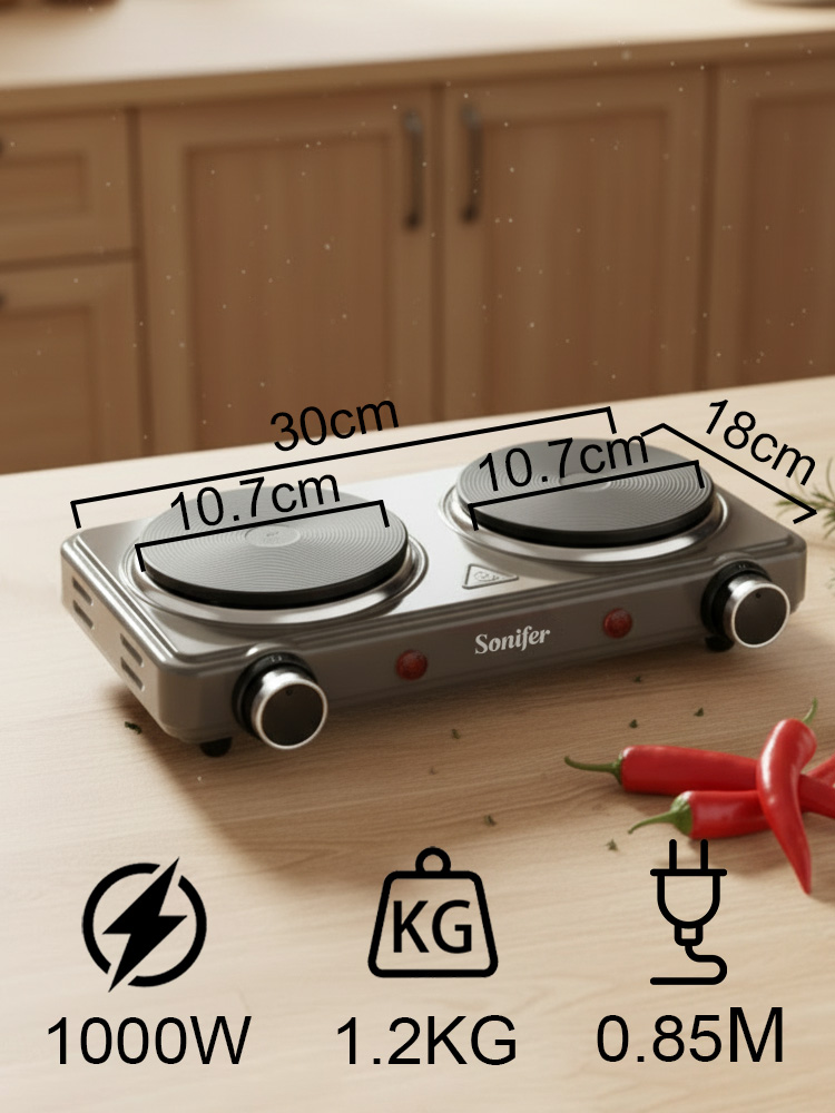 Elektryczna kuchenka dwupalnik – Induction Cooktop Portable recenzja i cena