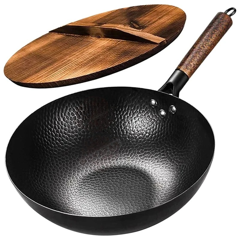 Patelnia Wok ze Stali Węglowej – Wok Electric Flat recenzja i cena