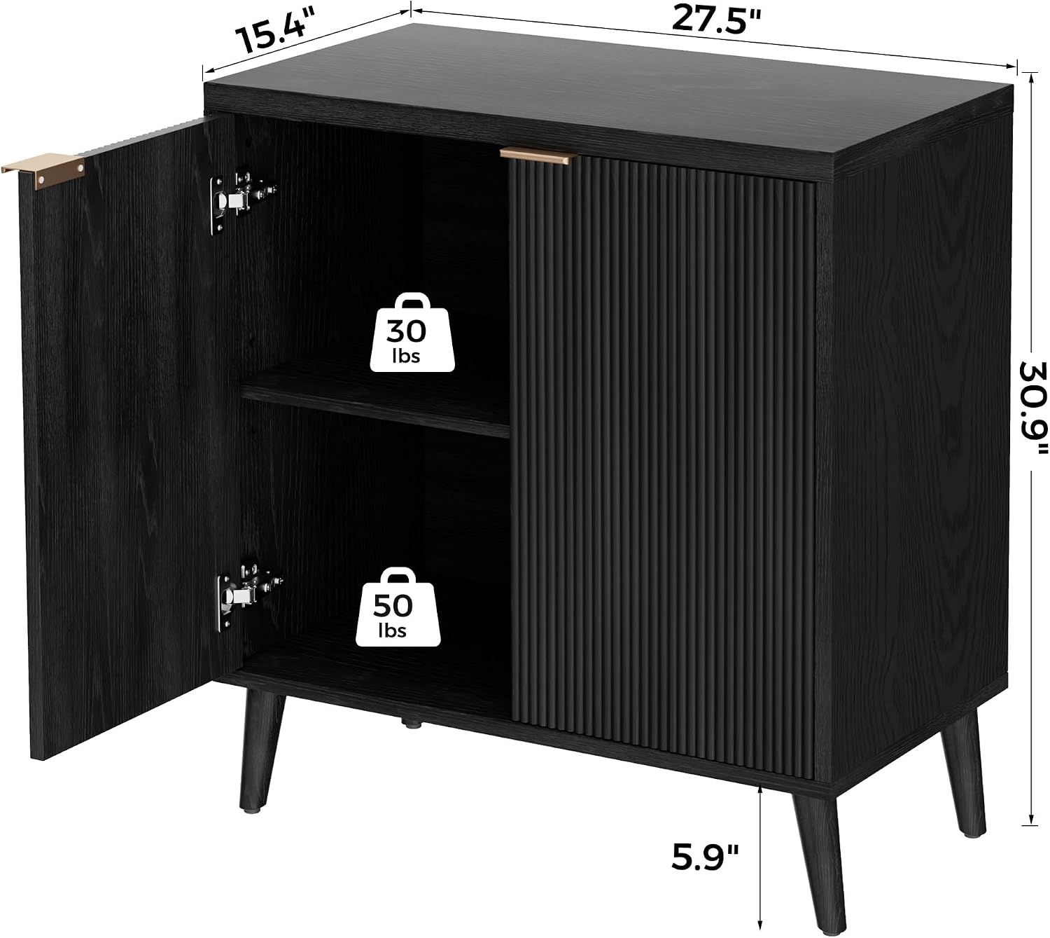 Szafka bufetowa z karbowaną ob – Kitchen Appliances Cabinet recenzja i cena