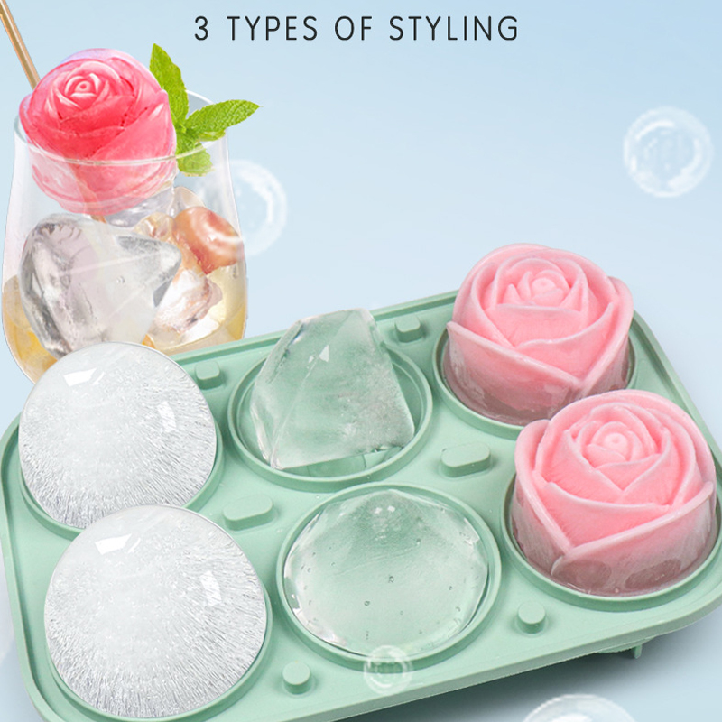 3D Rose Diamond Round Ice Cube – Kitchen Appliances Shelves recenzja i cena