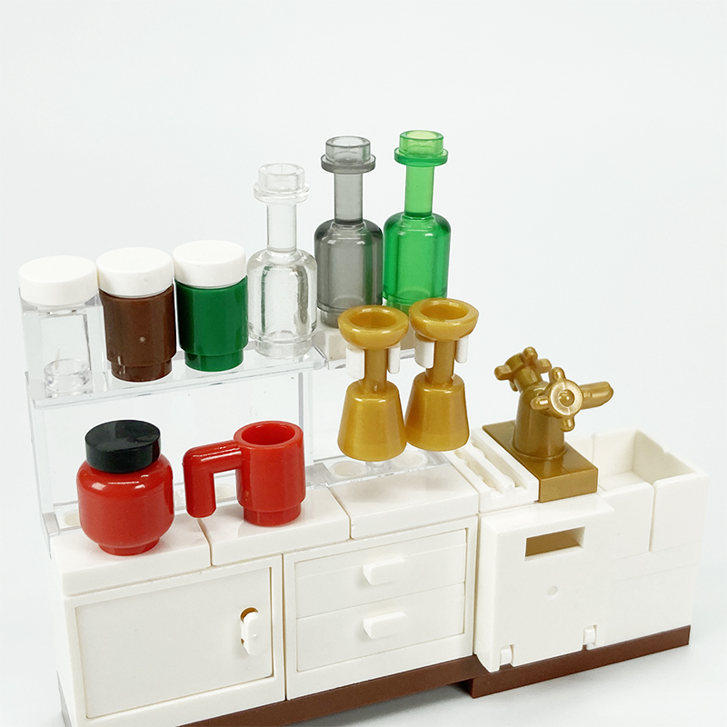 MOC blok kreatywne zabawki urz – Kitchen Appliances Cabinet recenzja i cena