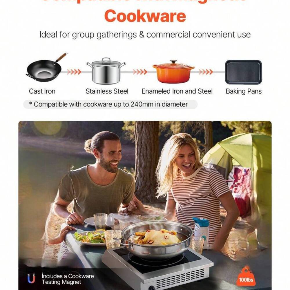 Przenośna płyta grzewcza, 1800 – Induction Cooktop Portable recenzja i cena