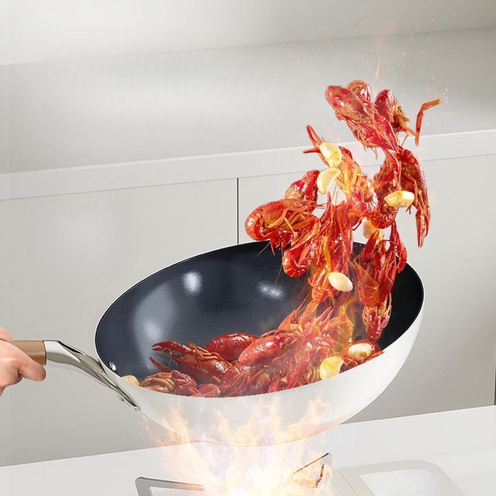 Patelnia do stir fry 28 cm z p – Wok Electric Flat recenzja i cena