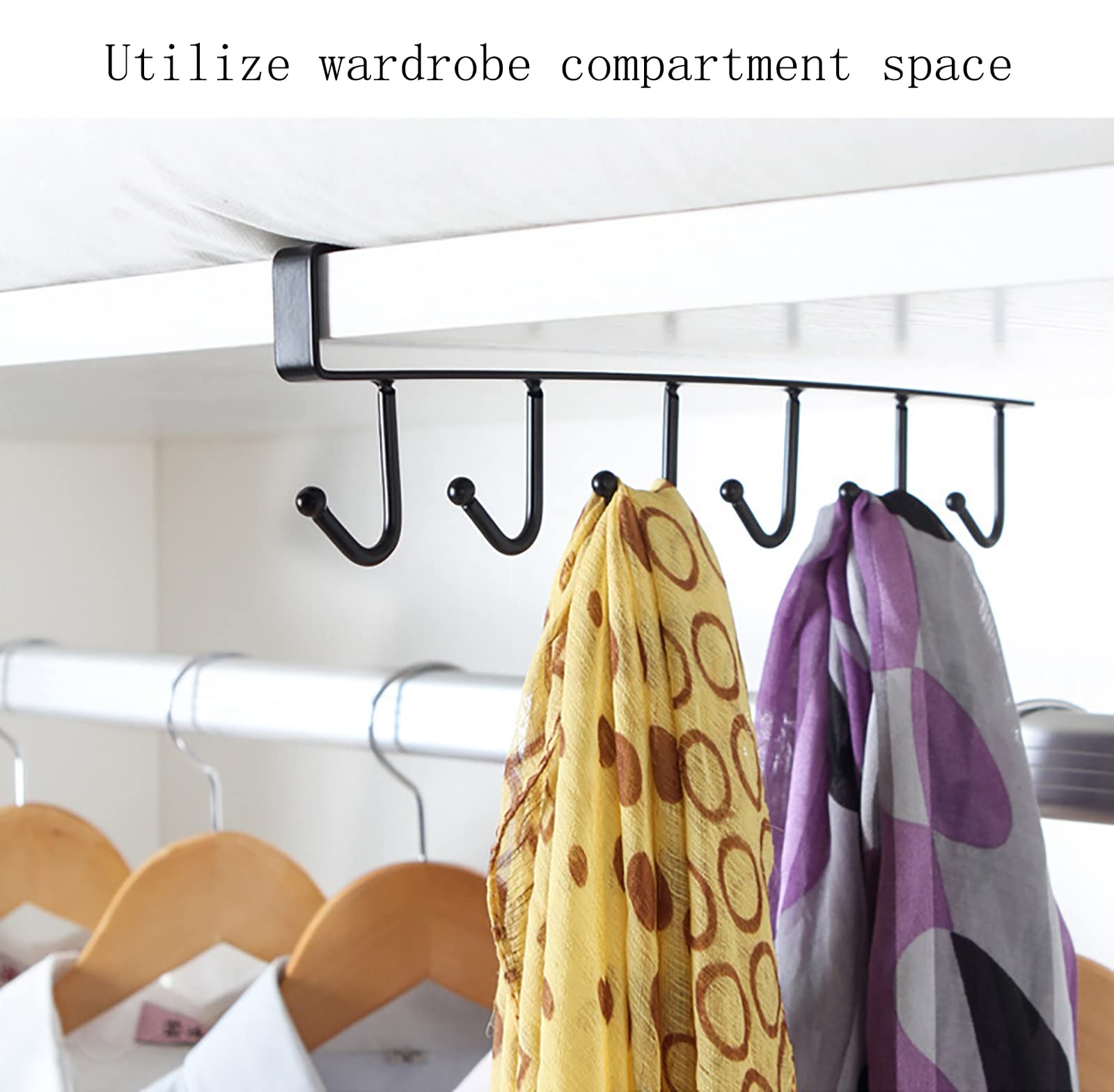 1/2/3 szt. 6 haczyków wieszak  – Kitchen Appliances Shelves recenzja i cena