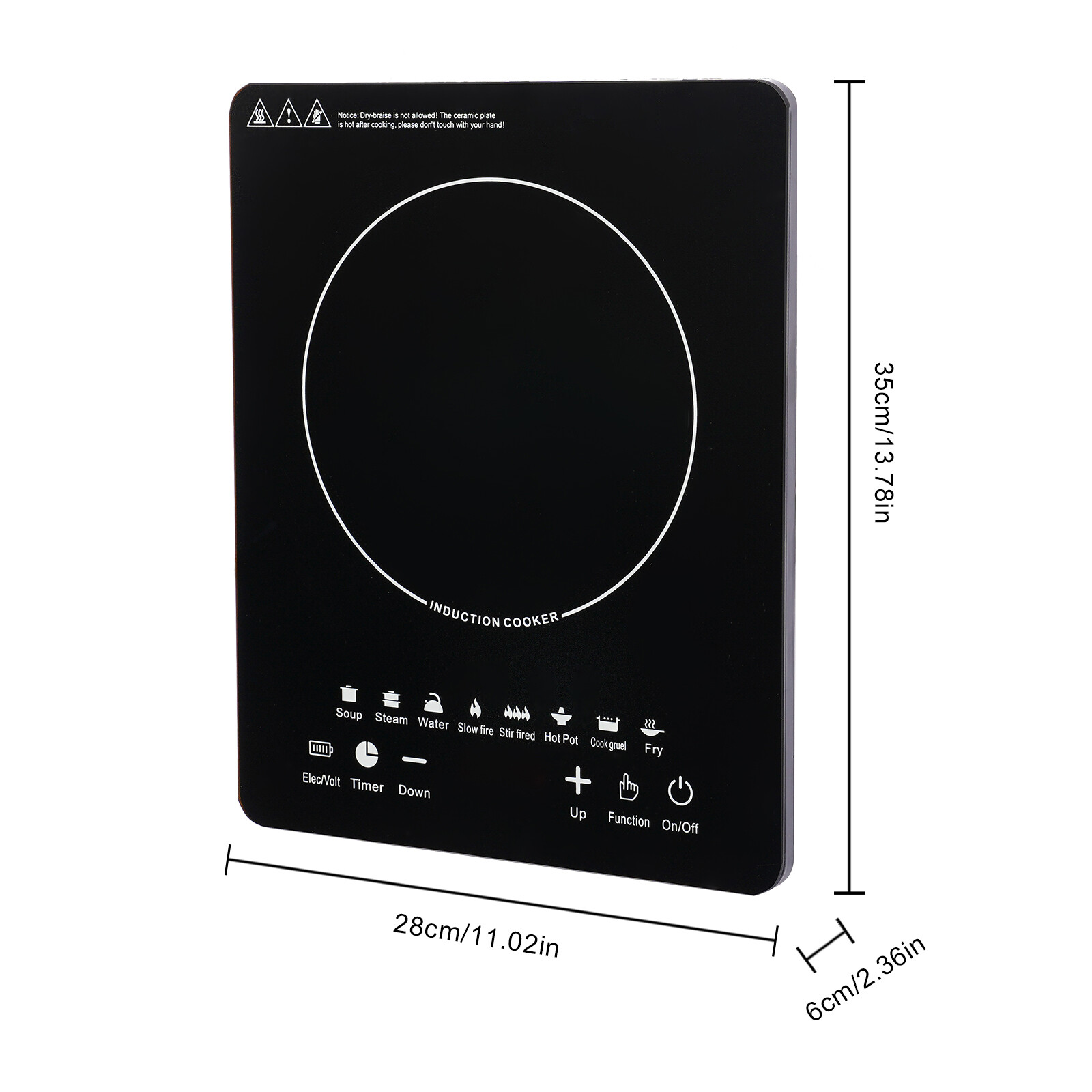 Elektryczna kuchenka indukcyjn – Induction Cooktop Portable recenzja i cena