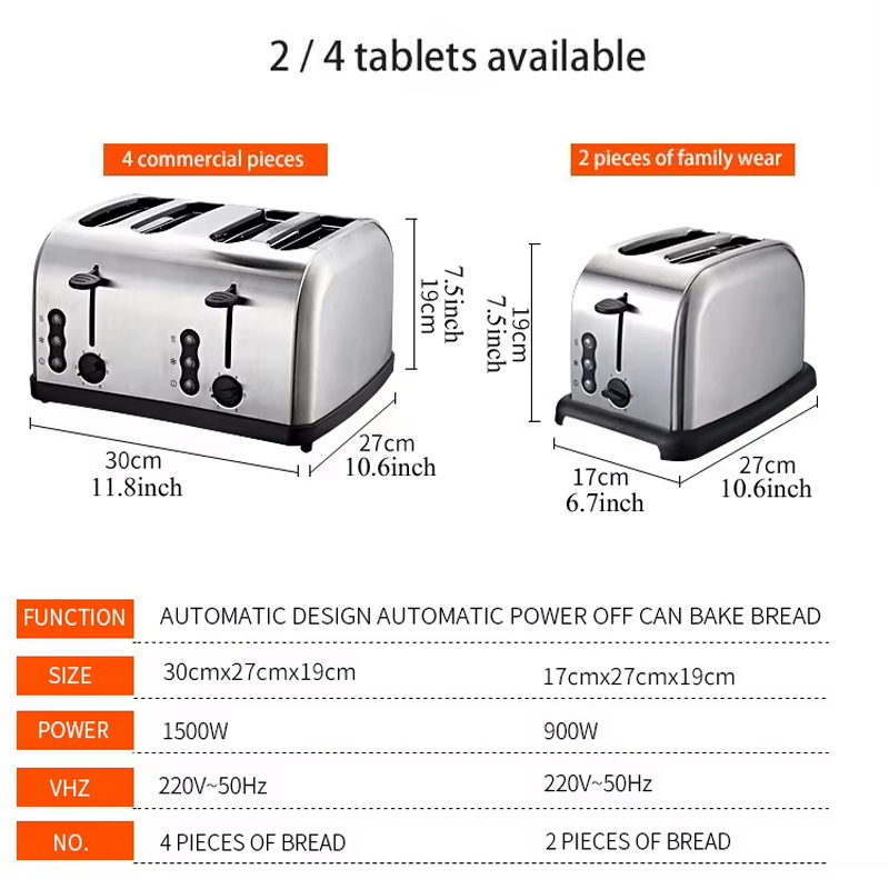 Nowy Design Elektryczny Toster – Toaster 4 Slice recenzja i cena